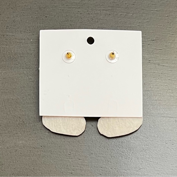 ⛳️Golf Green Red Flag Hole in One Links PGA Rhinestone & Seed Bead 3” Earrings - Picture 3 of 3